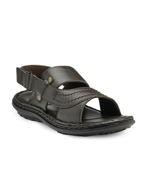 

Teakwood Leathers Men Brown Comfort Sandals