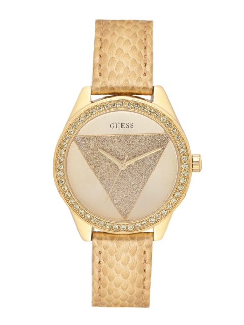 

GUESS Women Gold-Toned Analogue Watch W0884L5