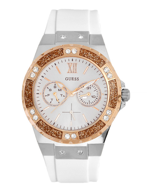 

GUESS Women Silver-Toned Analogue Watch W1053L2