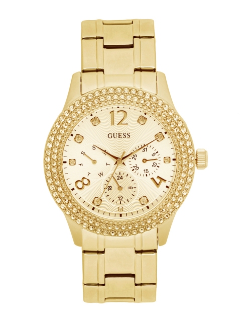 

GUESS Women Gold-Toned Analogue Watch W1097L2