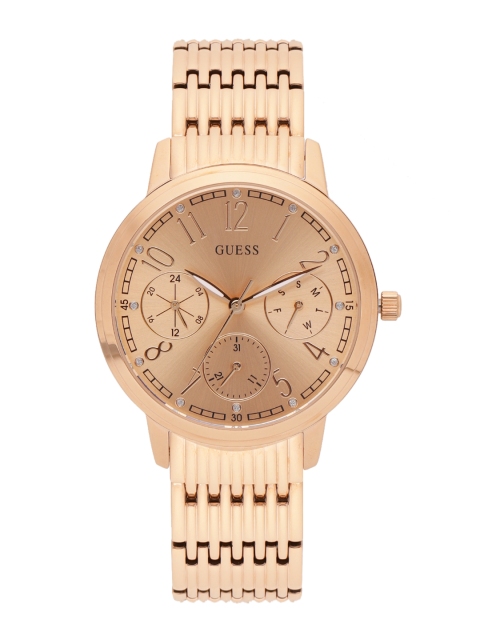 

GUESS Women Rose Gold Analogue Watch W1088L2