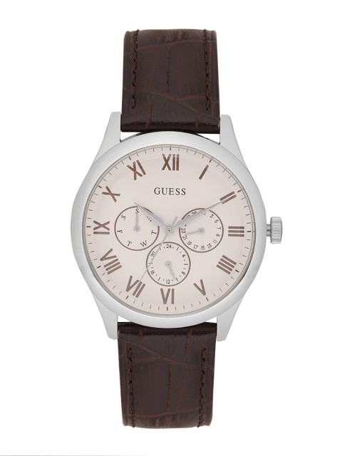 

GUESS Men Off-White Multi Function Watch W1130G2