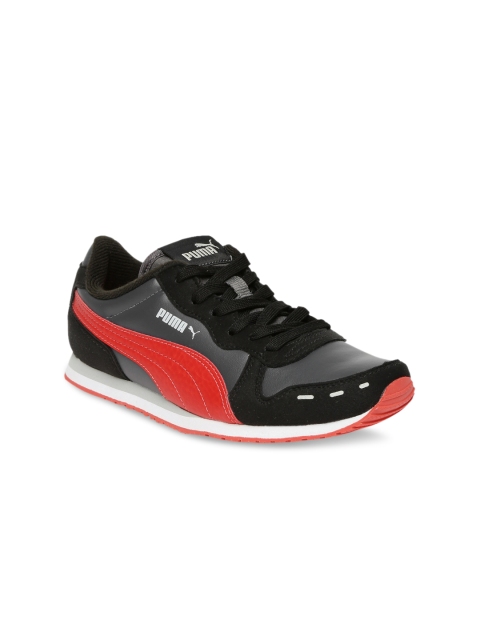 

Puma Unisex Charcoal Cabana Racer SL JR IDP Dark Shadow-Flame Sneakers