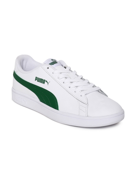 

Puma Men White Leather Sneakers