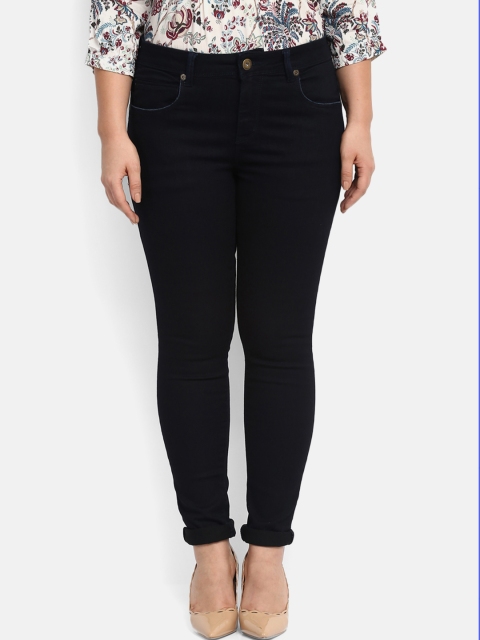 

aLL Women Blue Slim Fit Mid-Rise Clean Look Stretchable Jeans