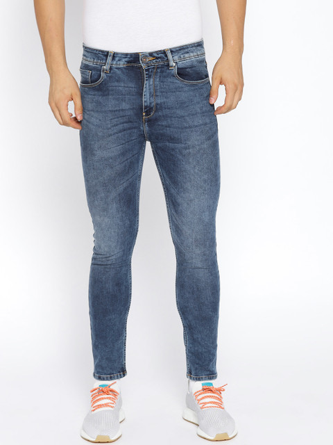 

United Colors of Benetton Men Blue Regular Fit Low-Rise Clean Look Stretchable Jeans