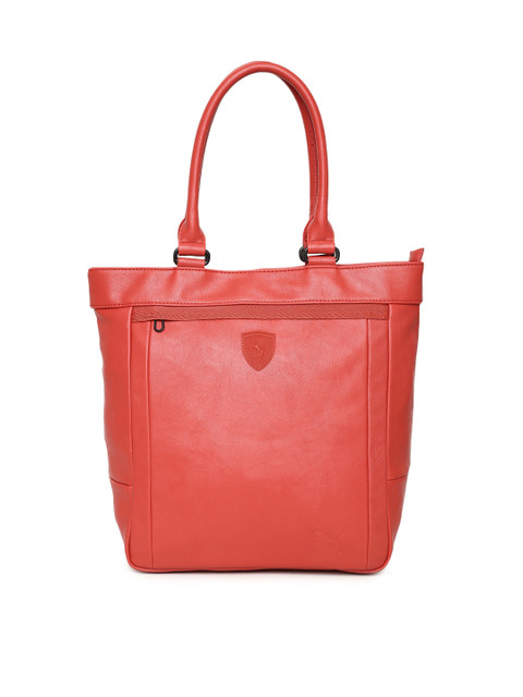 

Puma Red Solid Handheld Bag