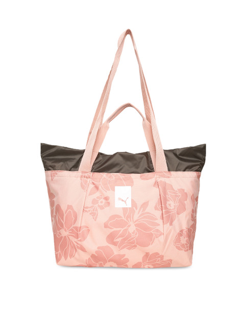 

Puma Peach-Coloured Printed Shoulder Bag