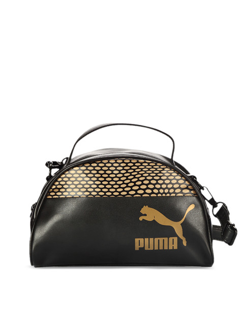 

Puma Women Black Printed FIF Mini Grip Sling Bag