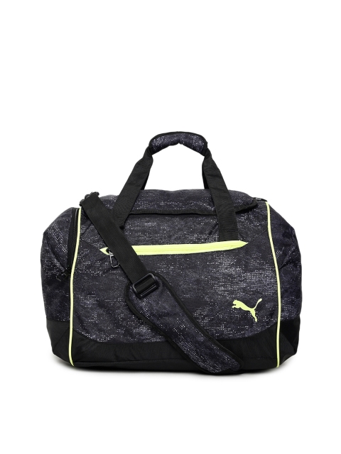 

Puma Unisex Black Medium Training Duffel Bag