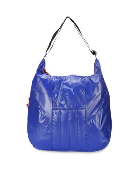 

Puma Women Blue Solid Hobo Bag