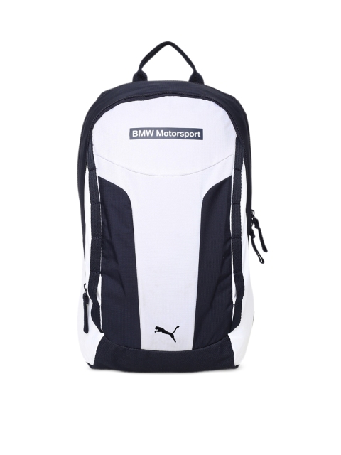 

Puma Unisex White & Blue Colourblocked BMW Motorsport Backpack