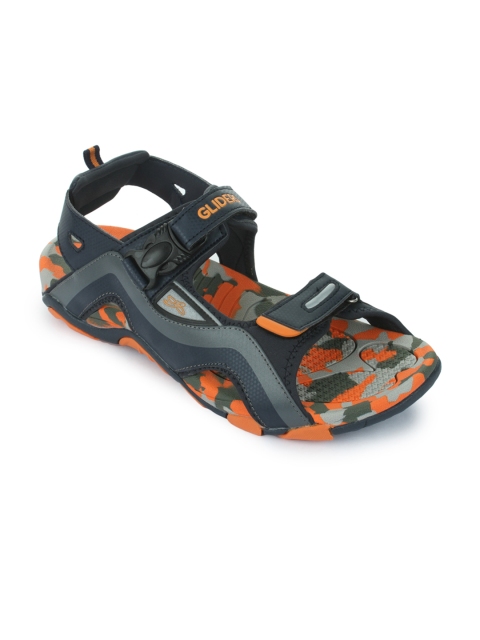 

Liberty Men Blue & Orange Comfort Sandals