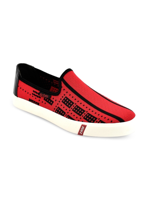 

Lee Cooper Men Maroon Slip-On Sneakers