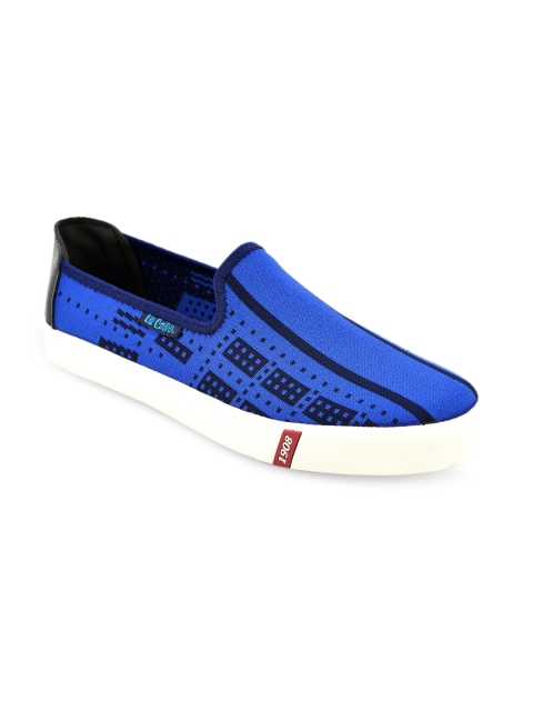 

Lee Cooper Men Blue Slip-On Sneakers