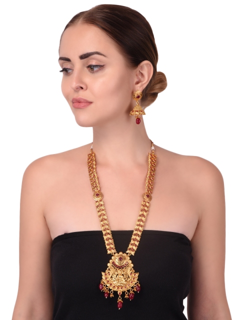 

TJORI Handcrafted Gold-Plated Jewellery Set