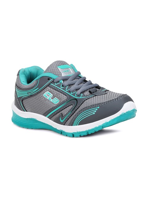

Columbus Women Grey & Sea Green Running Shoes