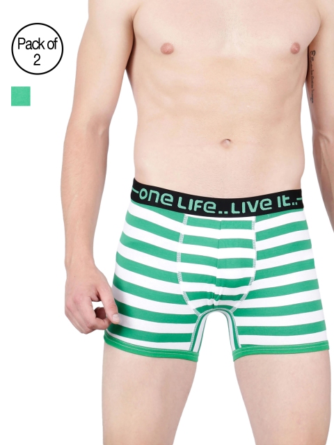 

OLLI Men Pack of 2 Trunks OLLIWE000PC2028, Green
