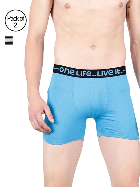 

OLLI Men Pack of 2 Trunks OLLIWE000PC2020, Black