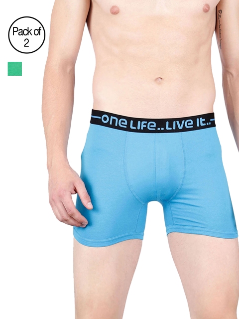

OLLI Men Pack of 2 Trunks OLLIWE000PC2022, Blue