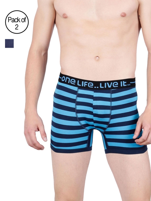 

OLLI Men Pack of 2 Trunks OLLIWE000PC2001, Blue