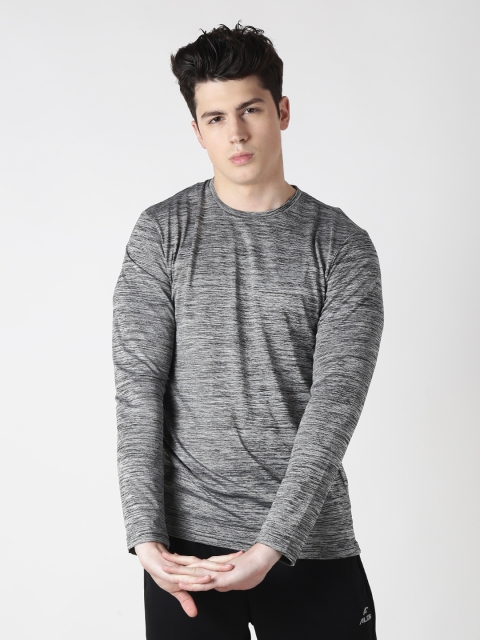 

Alcis Men Black Solid Round Neck T-shirt