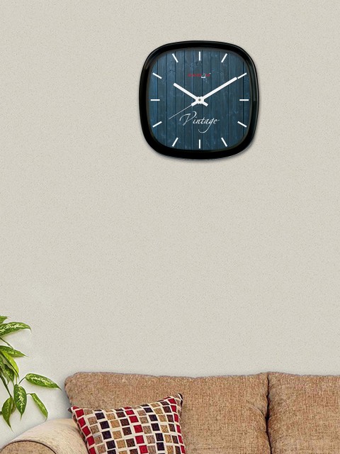 

RANDOM Turquoise Blue Square Solid Analogue Wall Clock 30.4 cm x 30.4 cm x 5.08 cm