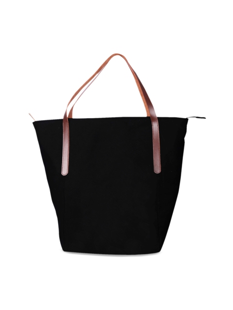 

Anekaant Black Solid Shoulder Bag