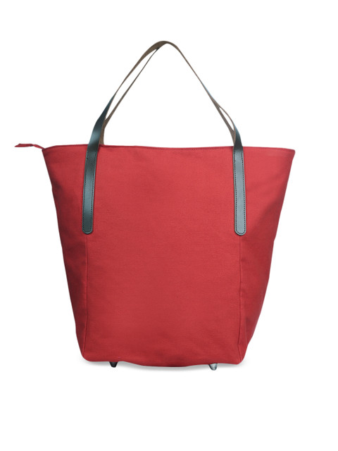 

Anekaant Red Solid Shoulder Bag
