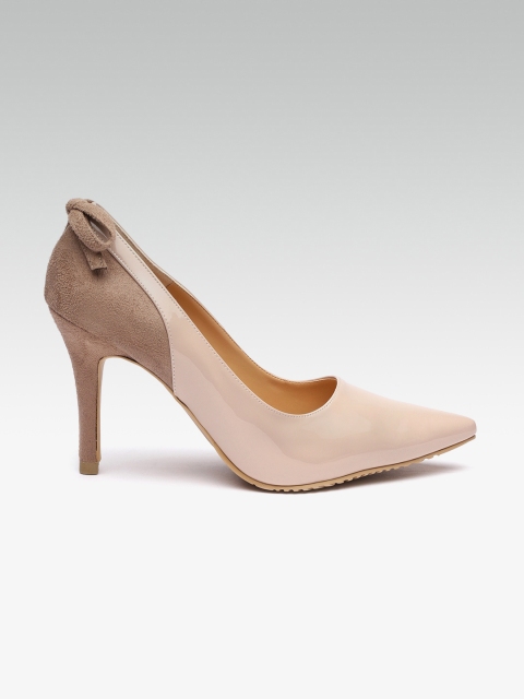 

HEATWAVE Women Beige & Brown Colourblocked Pumps