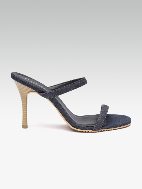 

HEATWAVE Women Navy Blue Solid Stilettos