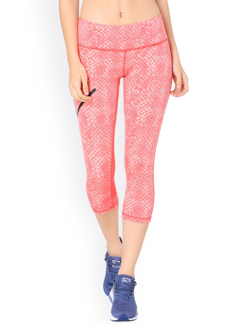 

Puma Women Pink Printed Tights