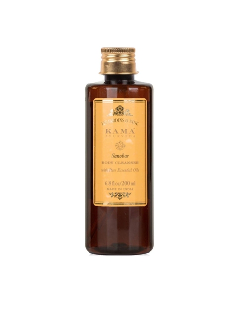 

KAMA AYURVEDA Sustainable Unisex Sanobar Body Cleanser 200 ml, Brown