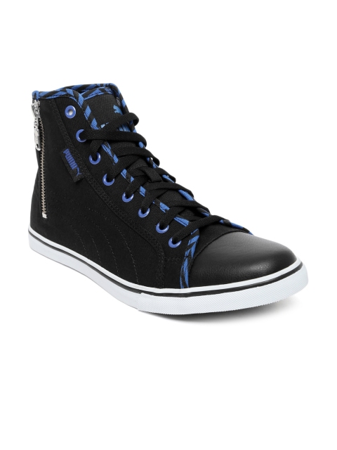 

Puma Unisex Black Streetballer Mid Zip IDP Sneakers