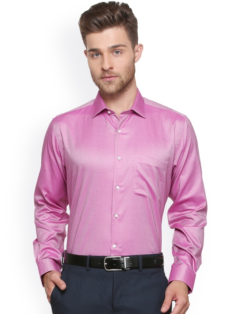 

Van Heusen Men Pink Contemporary Regular Fit Solid Formal Shirt