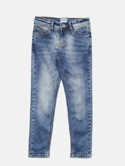 

Blue Regular Fit Mid-Rise Light Fade Clean Look Jeans