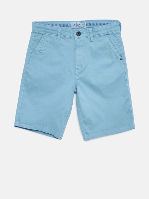 

Lee Cooper Boys Blue Solid Regular Fit Chino Shorts