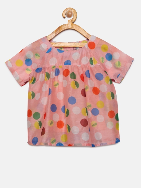 

Lee Cooper Girls Pink Printed Pure Cotton Top