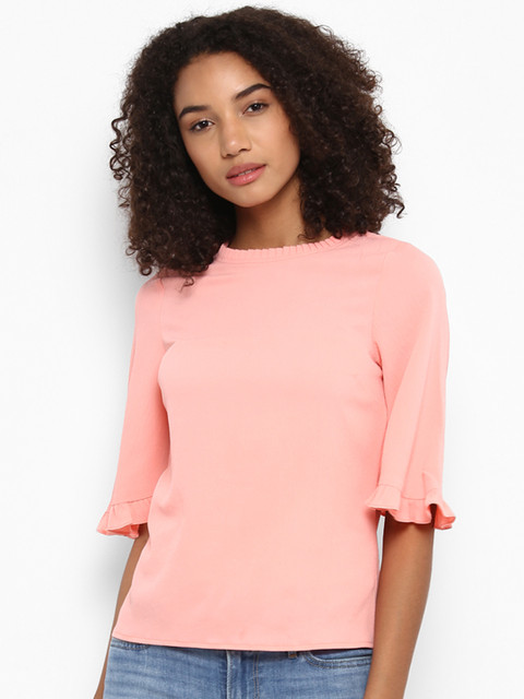 

Harpa Women Pink Solid Top