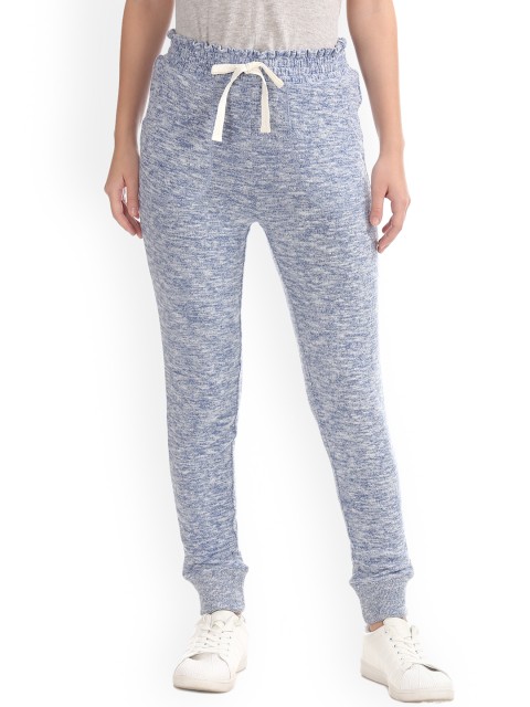 

Aeropostale Women Blue Slim-Fit Joggers