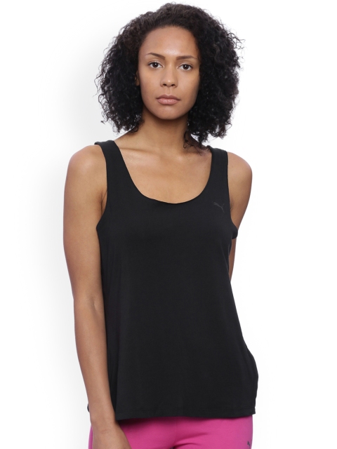 

Puma Women Black Solid Evo Tank Top