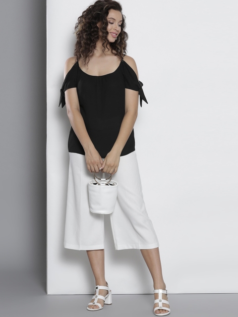 

DOROTHY PERKINS Women Black Solid Top