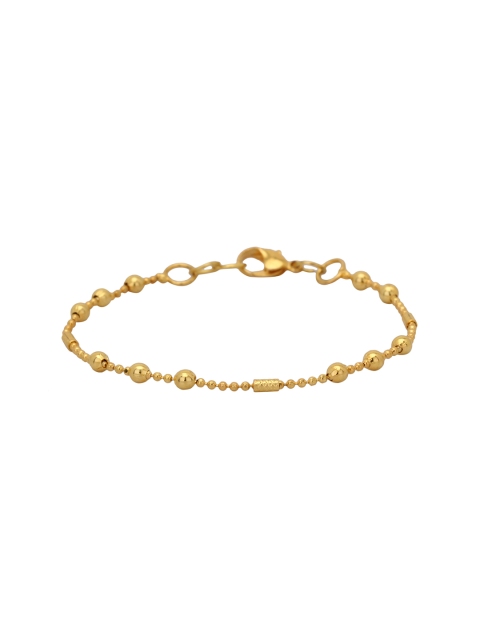 

TJORI Gold-Toned Brass Gold-Plated Contemporary Bracelet