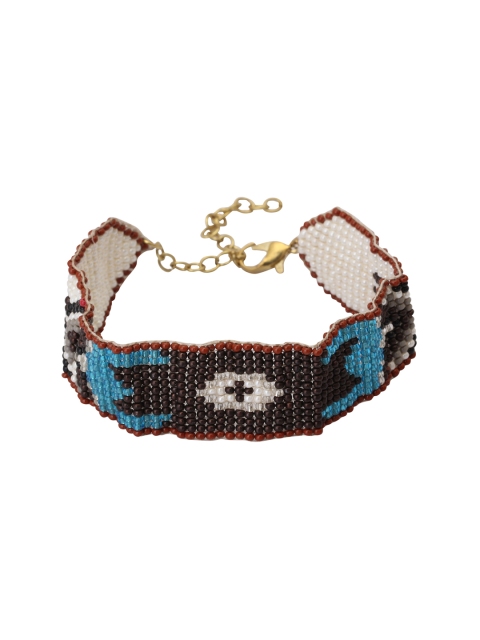 

TJORI Multicoloured Metal Contemporary Bracelet, Multi