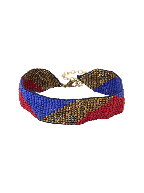 

TJORI Multicoloured Metal Contemporary Bracelet, Multi