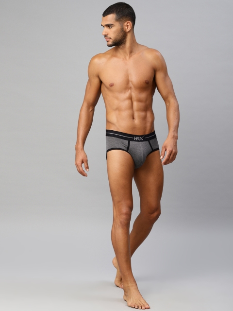 

HRX by Hrithik Roshan Men Lifestyle Charcoal Grey Punt Brief LS-7015C