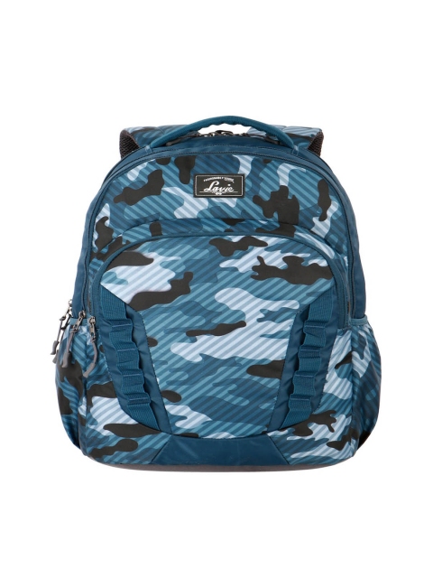 

Lavie Women Navy Blue Graphic Backpack