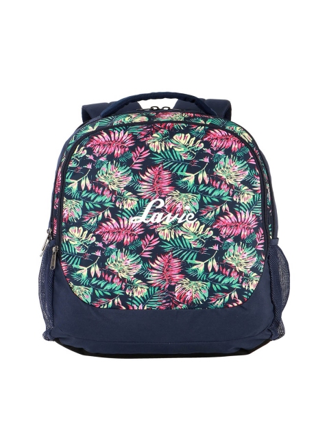 

Lavie Women Blue & Green Graphic Backpack