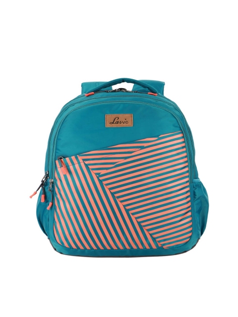 

Lavie Women Blue & Orange Graphic Backpack