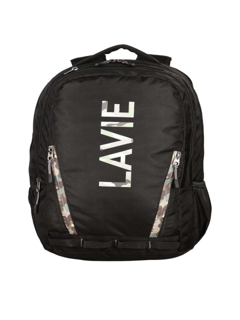 

Lavie Women Black Solid Backpack